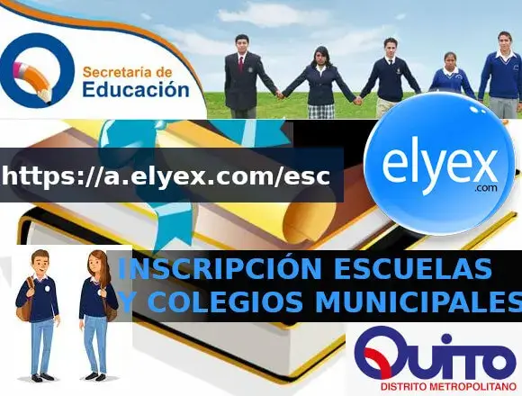 inscripcion municipio quito escuelas colegios municipales inscripcion elyex ecuador