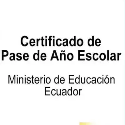 Certificado de Pase de Año Escolar en Internet – MINEDUC