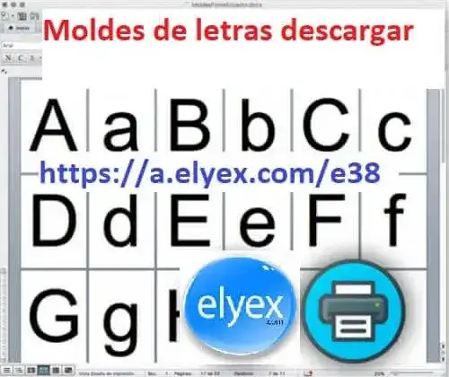 Moldes Letras Grandes para Imprimir y Recortar