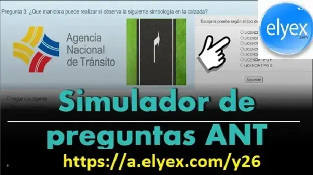 Simulador ANT Preguntas para licencias A,B,C,D,E