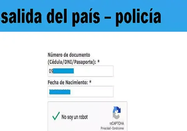 Consultar impedimento de salida del país policía nacional