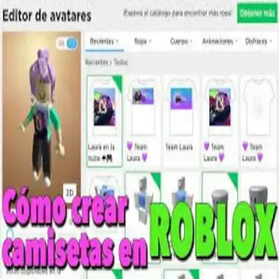 ¿Cómo crear camisetas en Roblox?