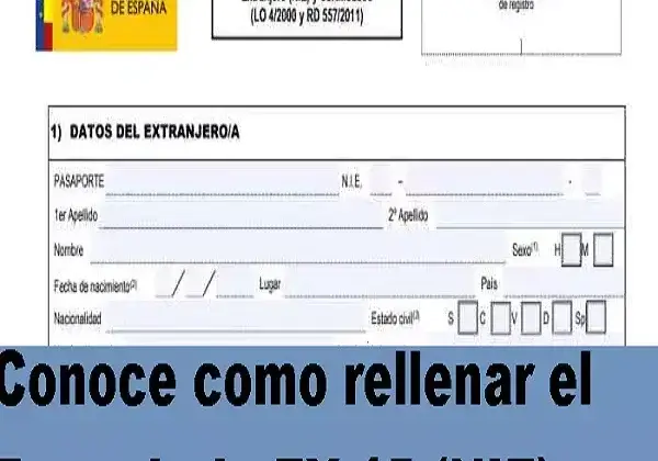 Como obtener el Formulario EX-15 Número de Identidad de Extranjero