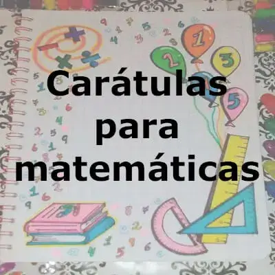 Caratulas para matemáticas