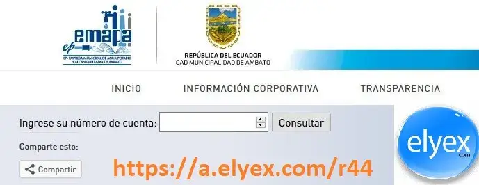 Consultar planilla de agua Ambato – EMAPA